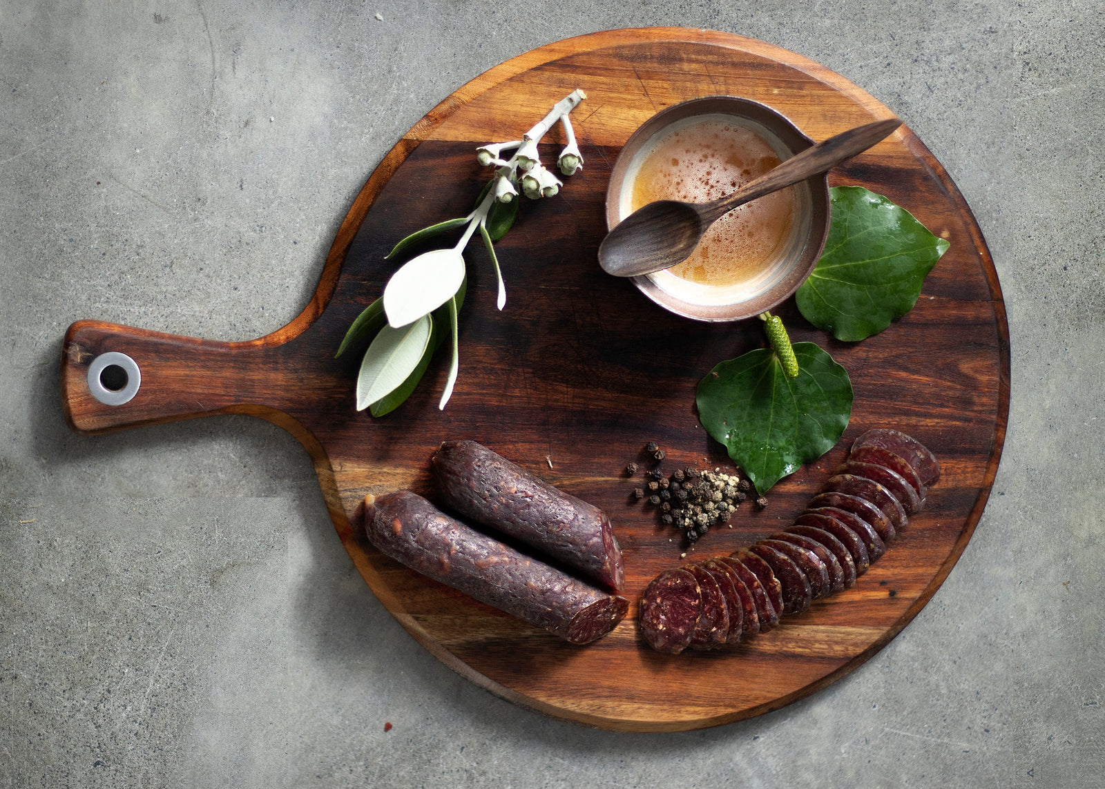 Organic Pohutukawa Beef Salami - approx. 165 - 180gms / Pack of 2